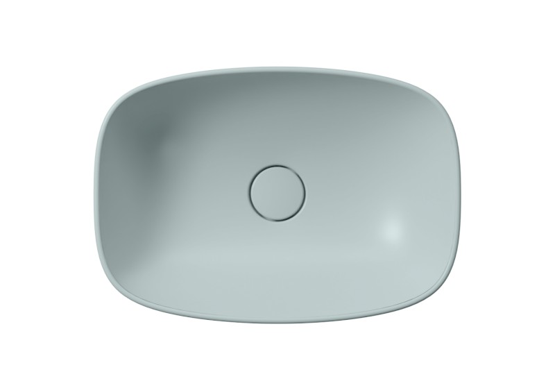 NUBES keramické umyvadlo na desku 50x35cm, ghiaccio mat 978415