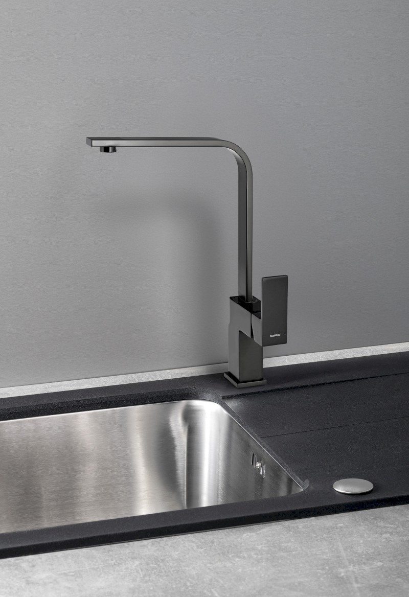 FRACTO stojánková dřezová baterie, gun metal FA125GM