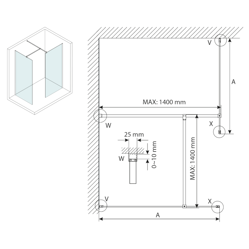 VARIO kouřové sklo 1200x2000mm GX1312