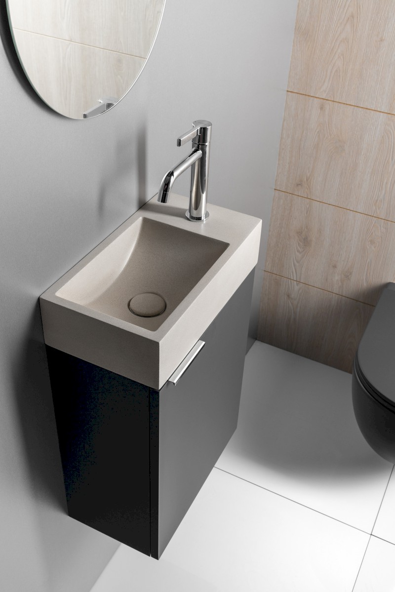 LATUS X umyvadlová skříňka 39,4x50x22cm, antracit matný LT110-3434