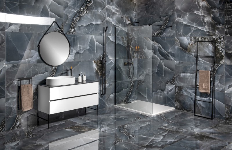 ODETTA umyvadlová skříňka 118x50x43,5cm, bílá lesk DT120-3030