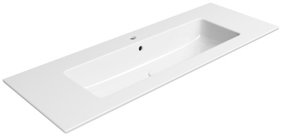 PURA keramické umyvadlo Slim 122x46cm, bílá ExtraGlaze 8887111