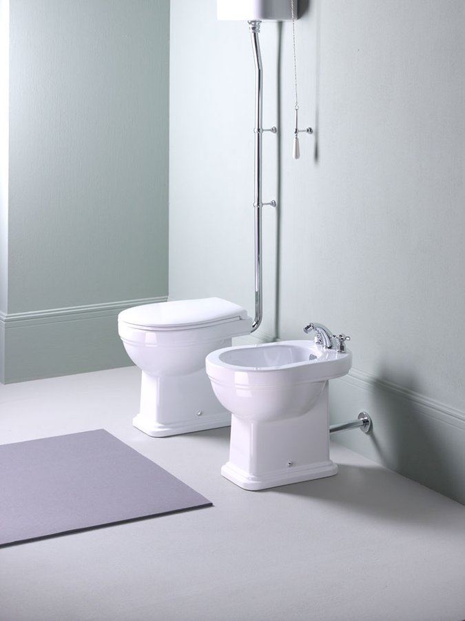 CLASSIC bidet, 37x54cm, 3 otvory, bílá ExtraGlaze 8762311