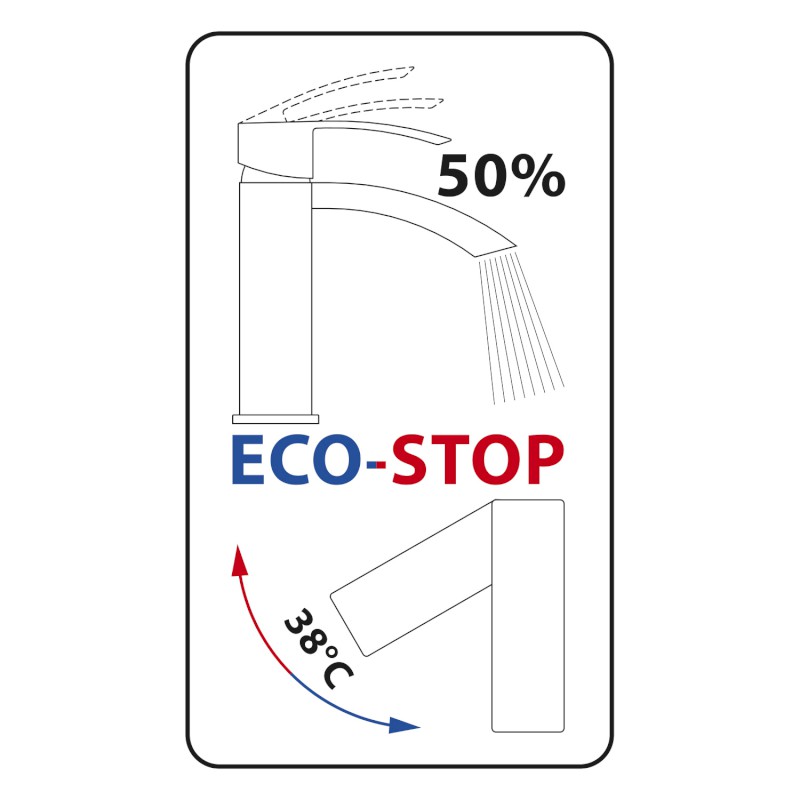 AXUS stojánková dřezová baterie s výsuvnou sprškou, výška 345 mm, chrom 1112-72
