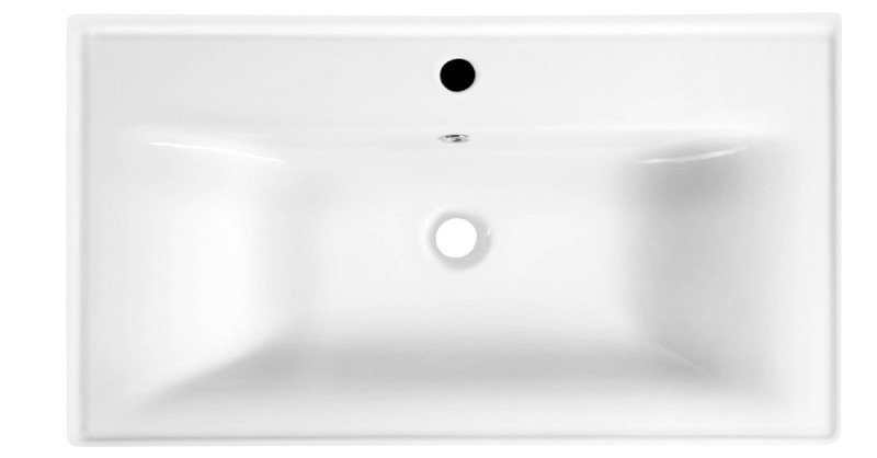 SAVA 80 keramické umyvadlo nábytkové 80x46cm, bílá 2080