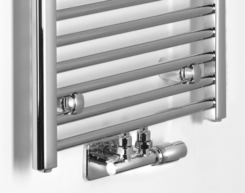 ALYA otopné těleso rovné 400x1188mm, středové připojení, chrom LLS308