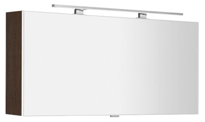 CLOE galerka s LED osvětlením 120x50x18cm, borovice rustik CE120-0016