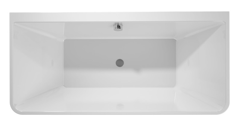 LIBERTA D nástěnná stojící vana 170x78x60cm, bílá 20392