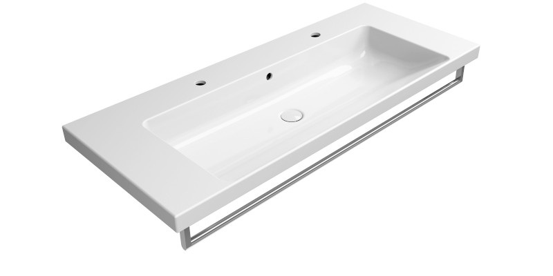 NORM keramické dvojumyvadlo 120x50cm, bílá ExtraGlaze 8626211