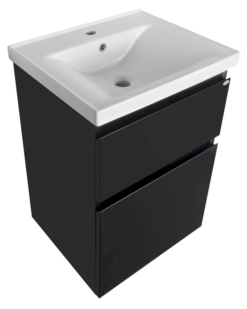 ALTAIR umyvadlová skříňka 52x72,5x45cm, černá mat AI655