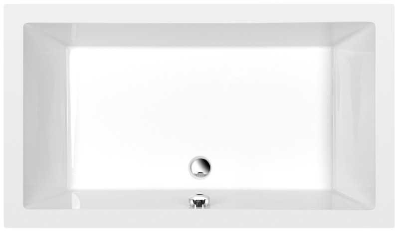 DEEP hluboká sprchová vanička s konstrukcí, obdélník 130x75x26cm, bílá 72943