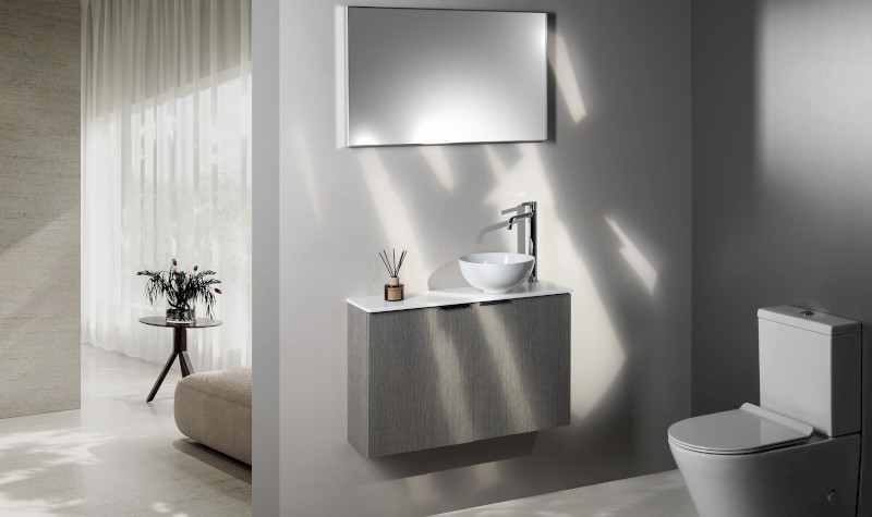 LATUS X umyvadlová skříňka 39,4x50x22cm, jilm bardini LT110-1313