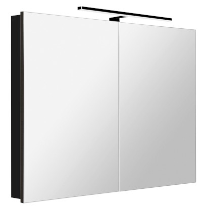 GRETA galerka s LED osvětlením, 101x70x14cm, černá mat GR105-0035