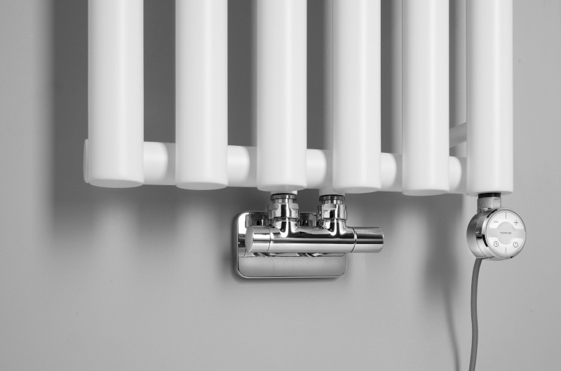 PILON otopné těleso 418x1800mm, se šesti háčky pro ručník, bílá mat IZ131T