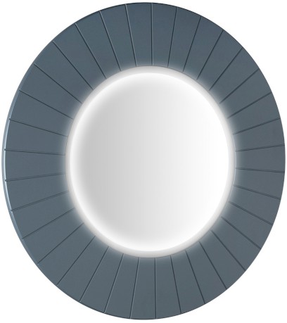 LUMIRO STRIP kulaté zrcadlo s LED osvětlením v rámu ø 90cm, siena LR950-4242S