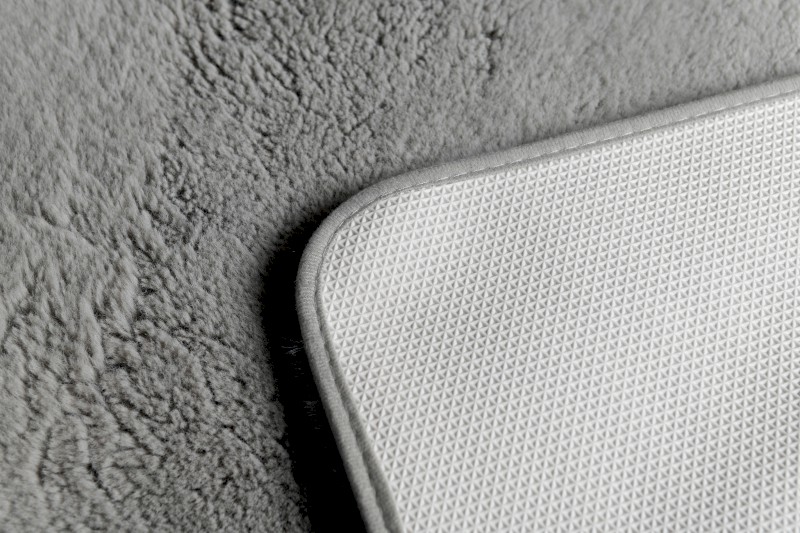 FUZZY koupelnová předložka, 50x80cm, 100% polyester, protiskluz, šedá 96FY508008