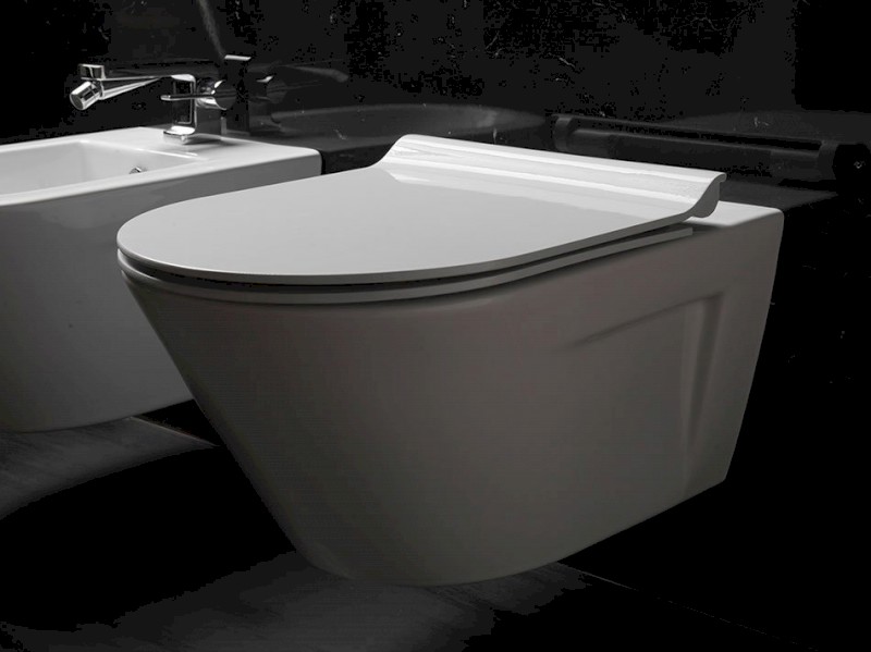 WC sedátko, SLIM, Soft Close, Quick Release, bílá/chrom MS86CSN11