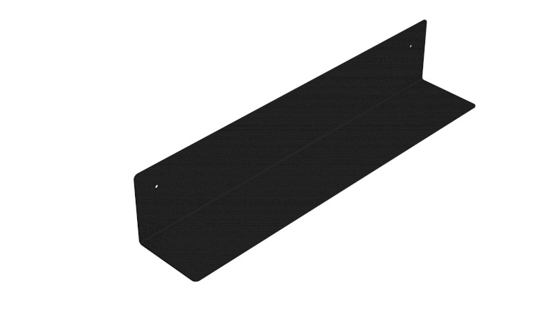 Police 498x95x95mm, černá mat 33217