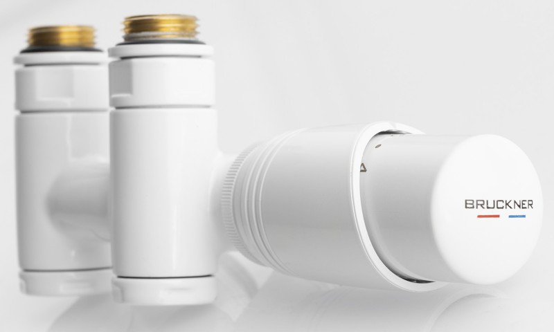 WICHER COMBI připojovací sada termostatická pro středové připojení 50mm, bílá 600.331.4