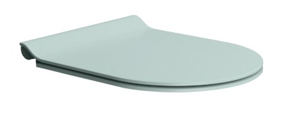 PURA WC sedátko, SLIM, Soft Close, Quick Release, ghiaccio mat/chrom MS86CSN15
