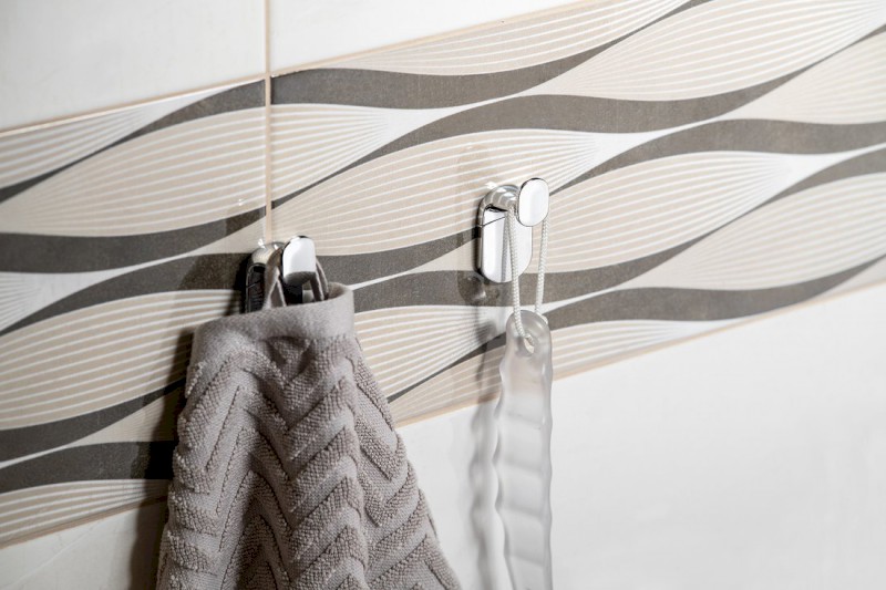 ZERO háček, balení 2 ks, chrom ZE001