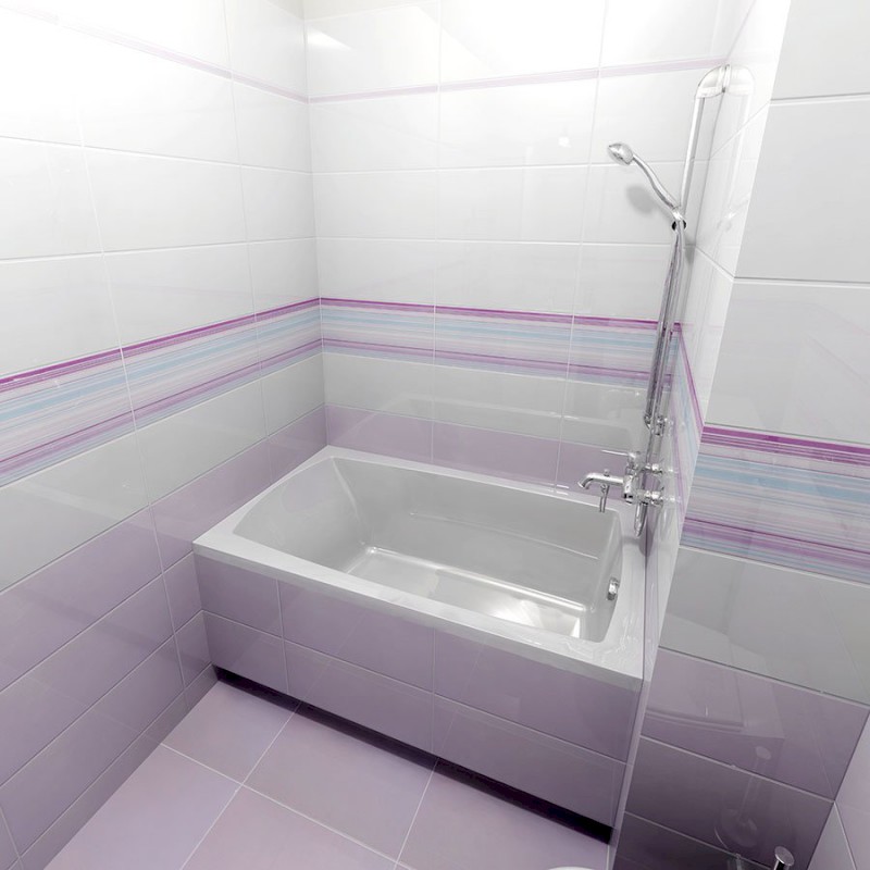 LILY obdélníková vana 130x70x39cm, bílá 77511