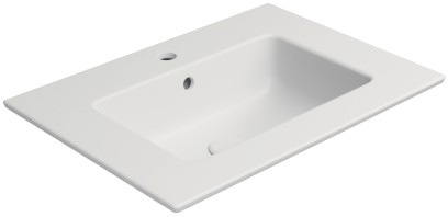 PURA keramické umyvadlo Slim 62x46cm, bílá mat 8884109