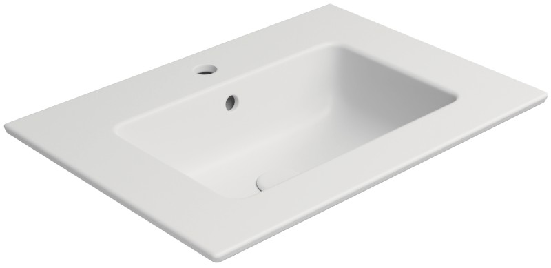 PURA keramické umyvadlo Slim 62x46cm, bílá mat 8884109