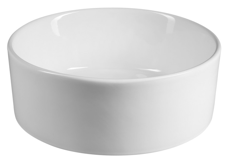 Keramické umyvadlo na desku, Ø 40cm, bílá 40150