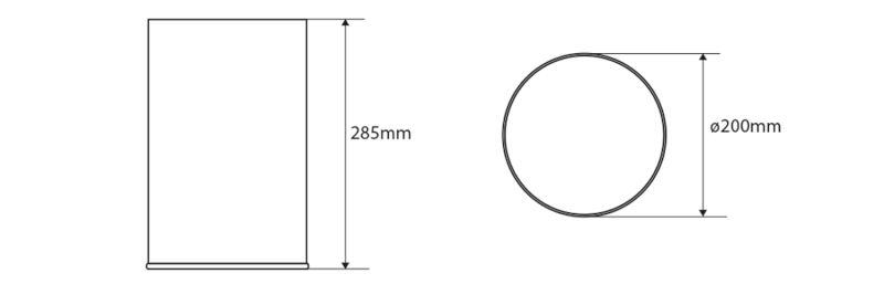 Odpadkový koš 9l, nerez mat XP014