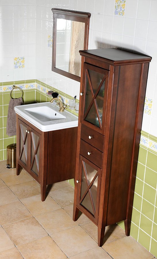 CROSS skříňka vysoká 49x170x39cm, pravá, buk CR313