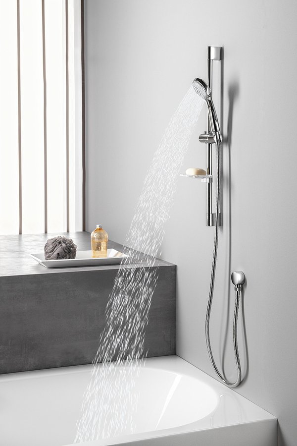 Sprchová souprava s mýdlenkou, posuvný držák 645mm, hadice 1500mm, chrom 621.200.1