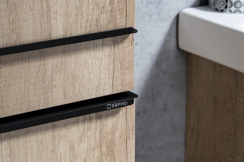 SITIA skříňka vysoká 46,7x172x32cm, 2x dvířka, levá/pravá, dub alabama SI450-2222