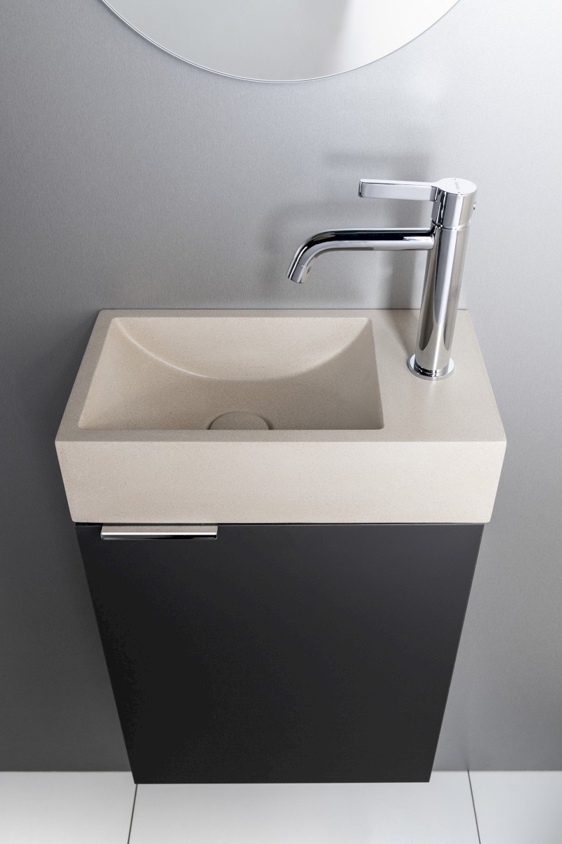 LATUS X umyvadlová skříňka 39,4x50x22cm, antracit matný LT110-3434