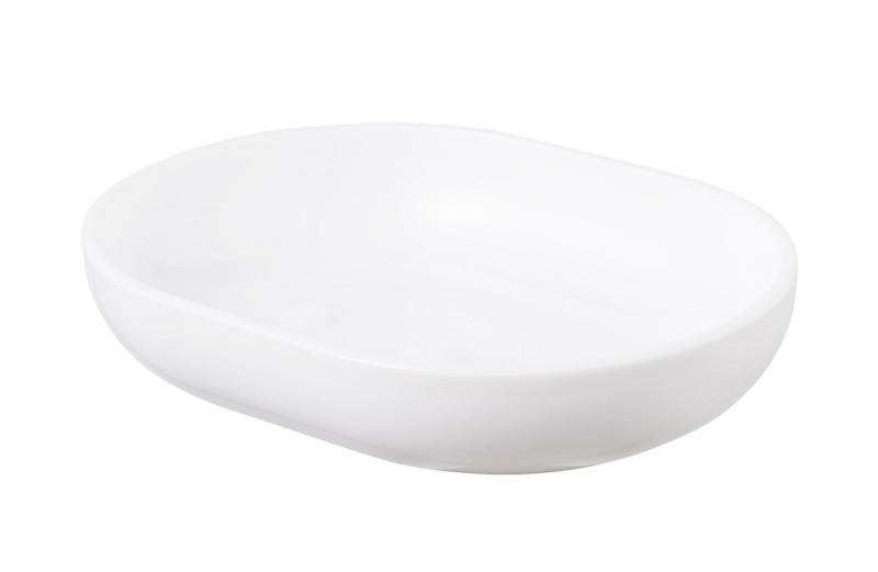 SNOW mýdlenka na postavení, bílá/bambus 7581