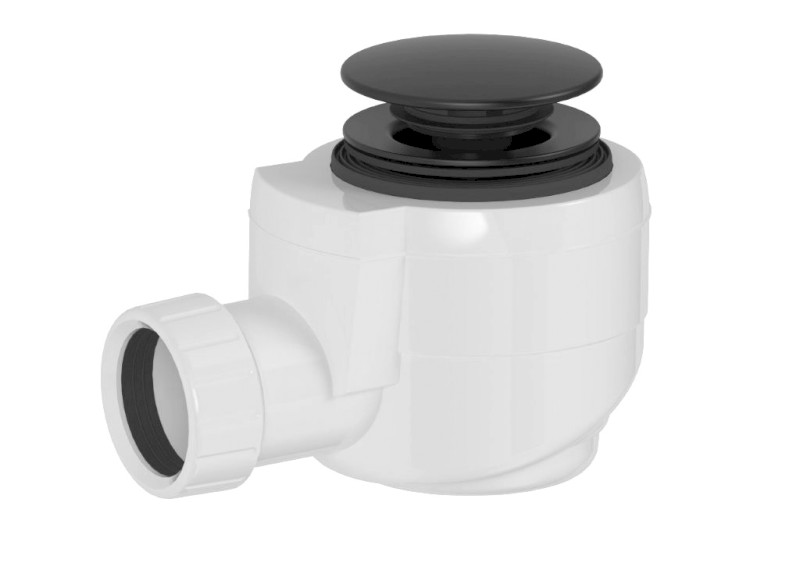 Vanová výpust DN40, click-clack, černá mat 71714B