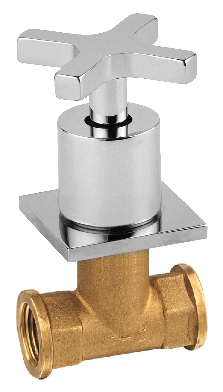 TRAX podomítkový ventil, teplá, chrom 605H