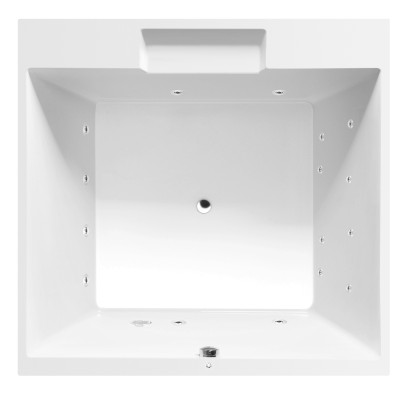 CAME hydromasážní vana, 175x175x50cm, Active Hydro, chrom 23611.1010