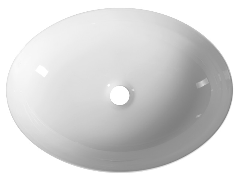Keramické umyvadlo na desku 50,5x37cm, bílá 50361