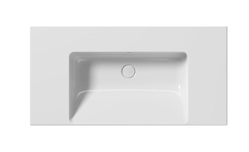 NORM keramické umyvadlo 100x50cm, bez otvoru, bílá ExtraGlaze 8633011