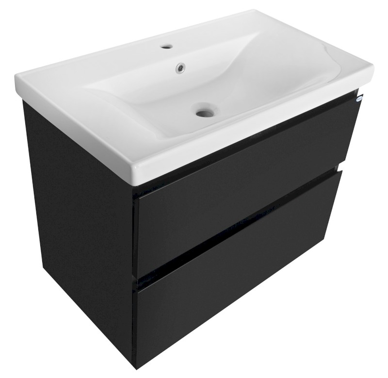 ALTAIR umyvadlová skříňka 77,5x60x45cm, černá mat AI680