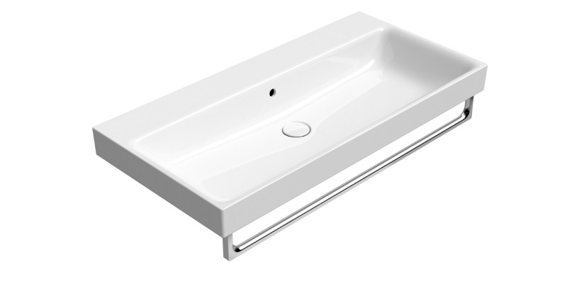 NUBES keramické umyvadlo 100x50cm, bez otvoru, bílá ExtraGlaze 9623011