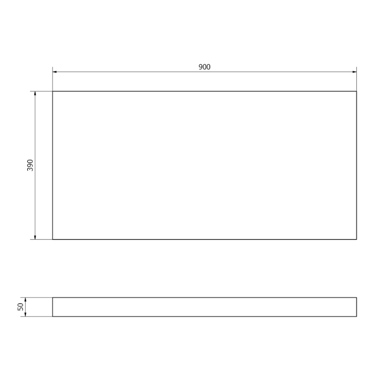 AVICE deska pod umyvadlo 90x39cm, tl.5cm, aquamarine AV996