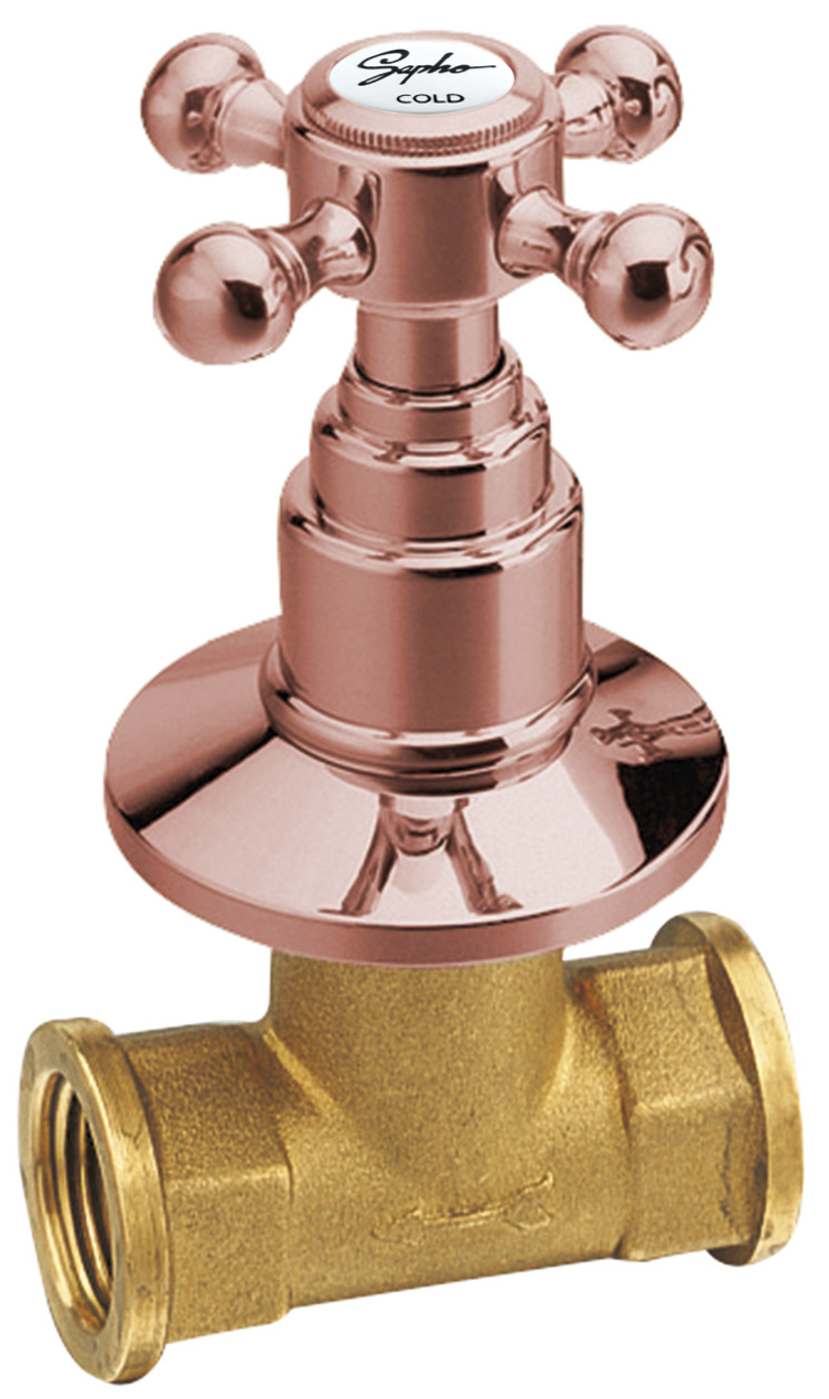 ANTEA podomítkový ventil, studená, růžové zlato 3057C