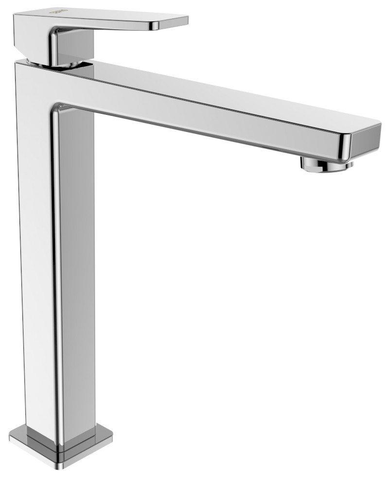 TURSI stojánková umyvadlová baterie vysoká, prodloužená hubice, chrom TI007
