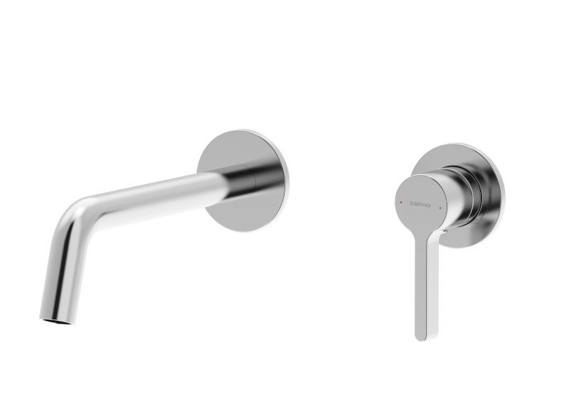 ICONIC podomítková dvouprvková umyvadlová baterie, chrom AF008