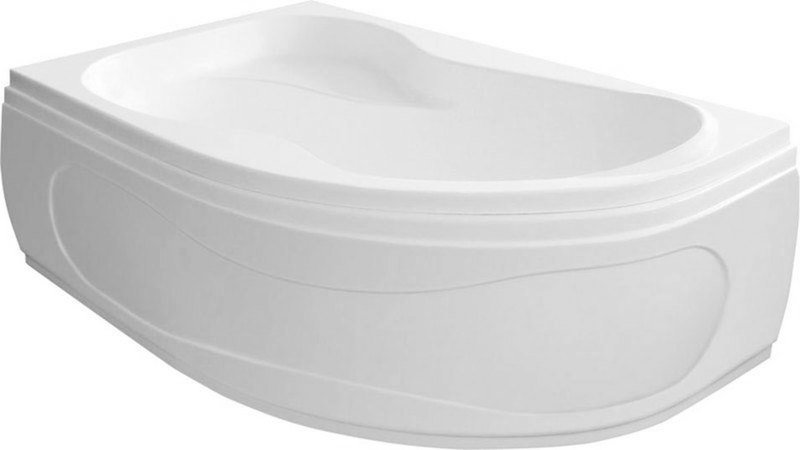 CIDLINA 150 vana 150x105x45cm, levá, bílá G3618