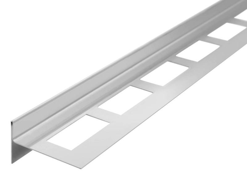 Spádová lišta, levá, výška 10 mm, délka 1500 mm, nerez mat SPD1510-L