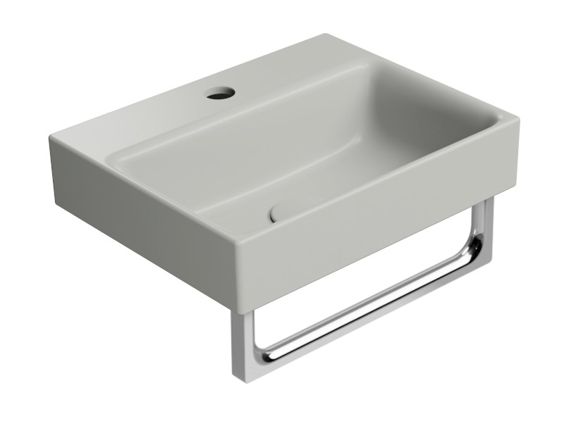 NUBES keramické umývátko 40x32cm, cenere mat 9684117