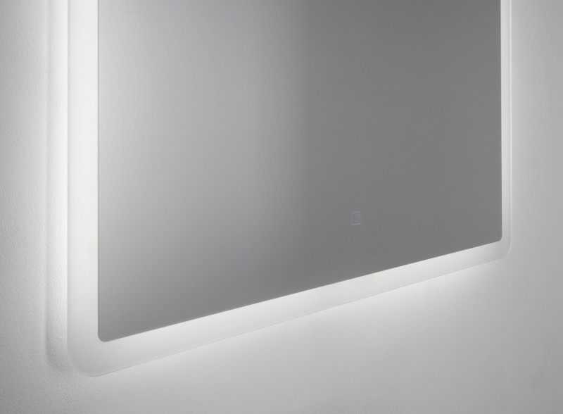 FAGO zrcadlo s LED osvětlením 80x60cm, dotykový senzor, stmívatelné FA080